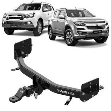 TAG HEAVY DUTY TOWBAR for Isuzu MU-X (11/2013 - 06/2021), Holden Trailblazer (07/2016 - 2020), Holden Colorado 7 (11/2012 - 08/2016) - Brixton 4x4 - Buy Online Now!
